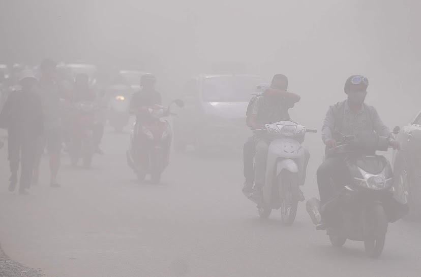 Nhiều thời điểm tại Hà Nội chỉ số AQI đã lên mức xấu.