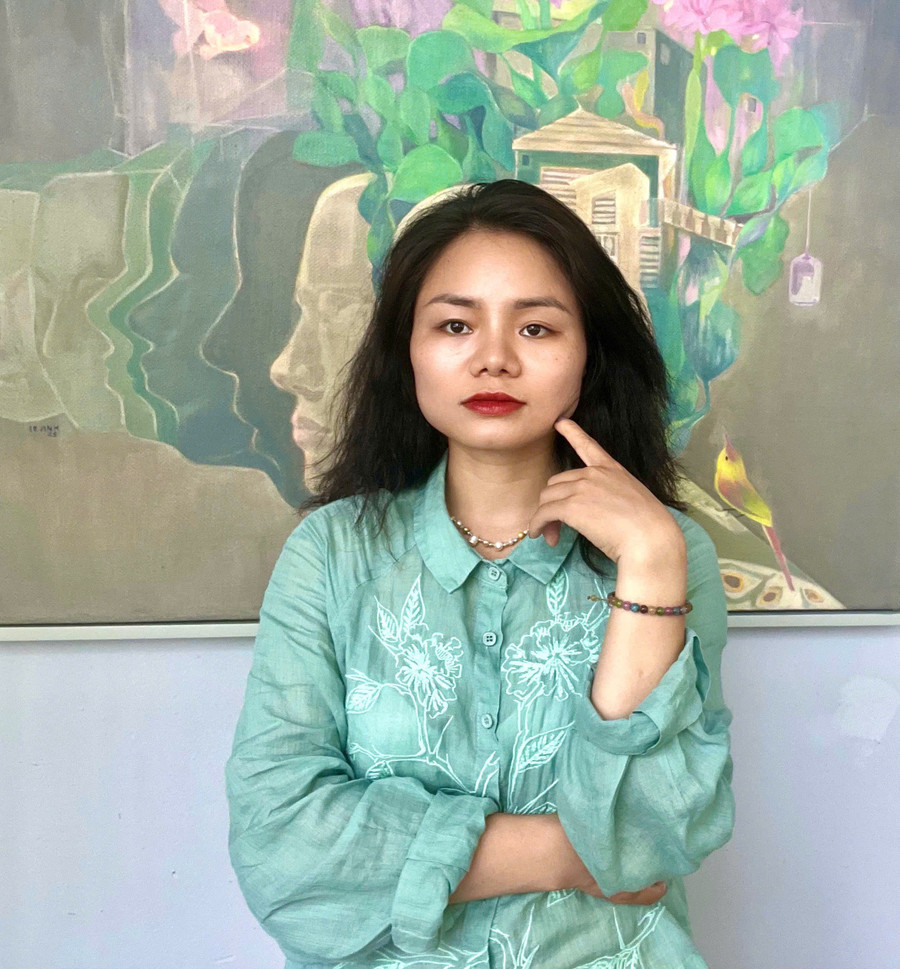 Họa sĩ Lê Anh. Ảnh: NVCC. sang-tao-nghe-thuat-tu-duy-doc-lap-va-tinh-than-cong-dong-1.jpg