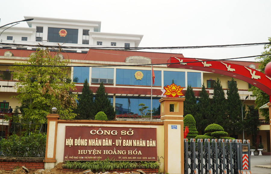 UBND huyện Hoằng Hóa. Ảnh: Thế Lượng