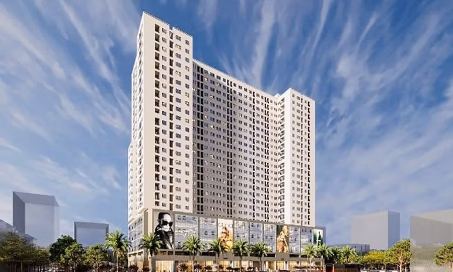 Phối cảnh dự án nhà ở xã hội tại Hạ Đình (quận Thanh Xuân, Hà Nội). Ảnh: INT