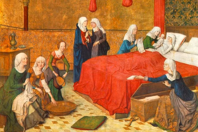 Hầu hết nữ hộ sinh hoàng gia là người Đức. Ảnh: Novochag.ru - Rbth.com