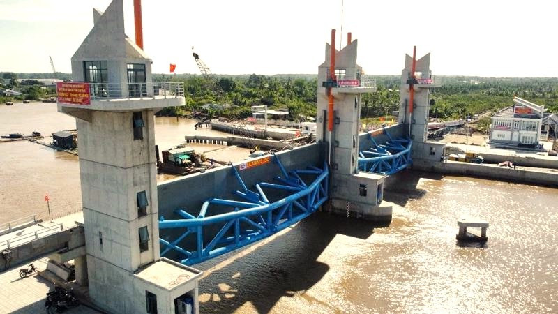 Công trình cống âu Rạch Mọp, tỉnh Sóc Trăng. Ảnh: CTV cac-sieu-du-an-dong-bang-song-cuu-long-vuon-minh-cung-dat-nuoc-4.jpg