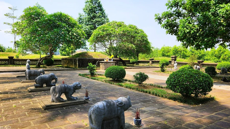 Lăng mộ vua Lê Túc Tông. Ảnh: INT.