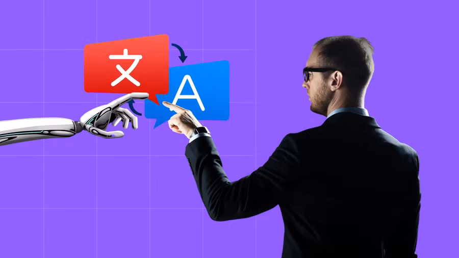 AI có thể tự động dịch các tài liệu ngoại ngữ.