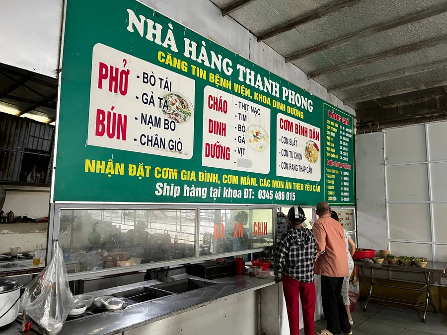 Bếp ăn của Bệnh viện Đa khoa huyện Quảng Xương.