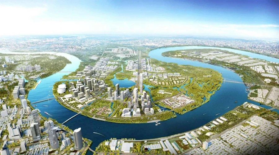Cung Văn hóa Thiếu nhi TPHCM được xây dựng tại Khu đô thị mới Thủ Thiêm.