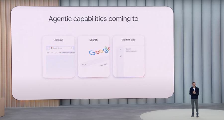 Google nỗ lực tích hợp nhiều tính năng AI trong Google Search. Ảnh: INT cuoc-dua-ngay-cang-khoc-liet.png