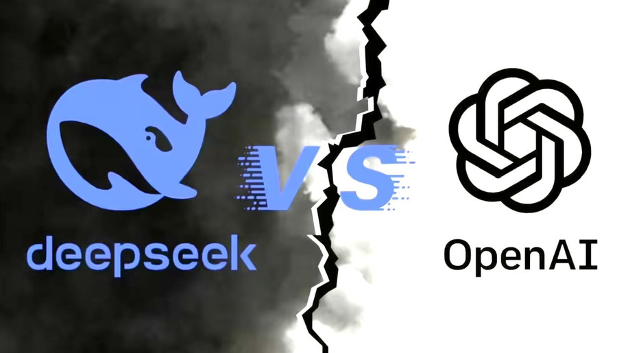 DeepSeek cho biết R1 có hiệu suất ngang bằng o1 của OpenAI. Ảnh: INT
