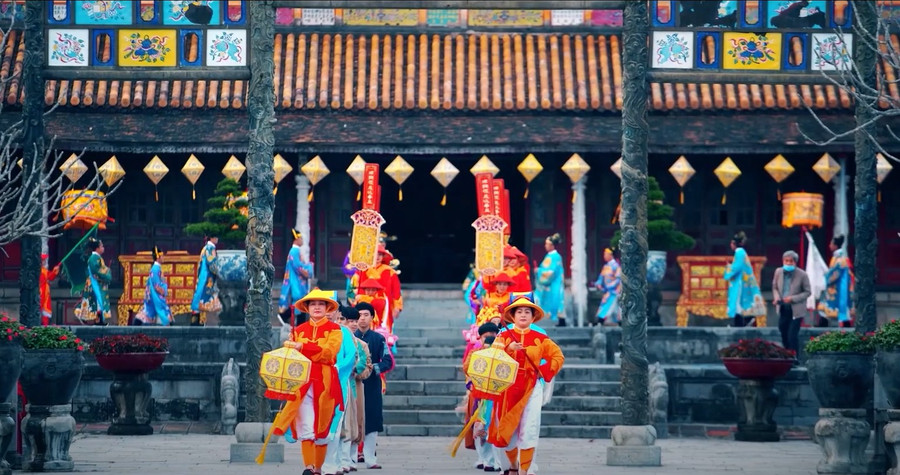 Hình ảnh trong video quảng bá vẻ đẹp du lịch Việt Nam.