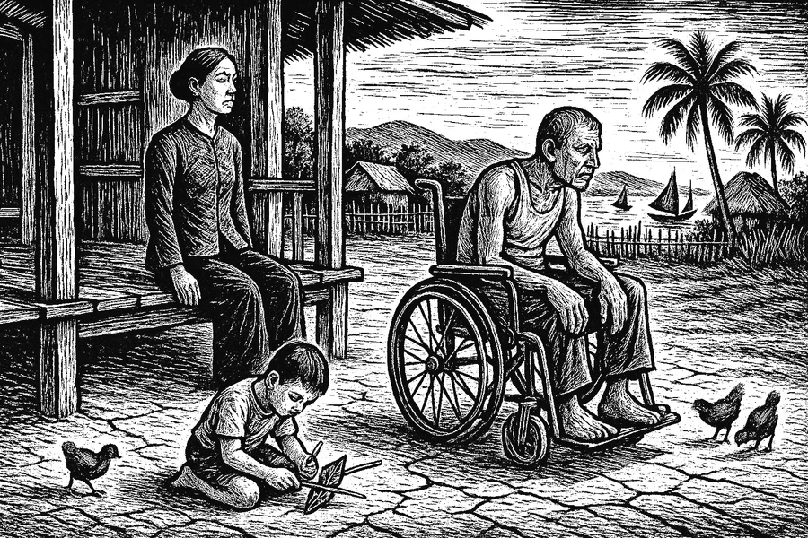 Đừng nhìn về phía biển