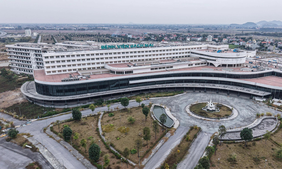 Dự án Bệnh viện Bạch Mai cơ sở 2. Ảnh: INT