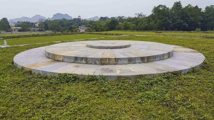 Đàn tế Nam Giao - Tây Đô thuộc Di sản Thế giới Thành nhà Hồ, xã Vĩnh Lộc, tỉnh Thanh Hóa. Ảnh: ITN