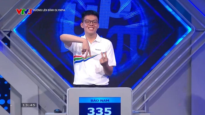 Phạm Bảo Nam dẫn đầu trong cả 4 phần thi.