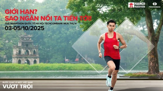 Giải Marathon Quốc tế Hà Nội Techcombank mùa 4 bùng nổ công nghệ số thể thao