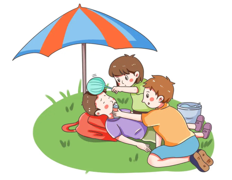 Nhiệt độ cao, cơ thể con người sẽ đổ nhiều mồ hôi và mất nước. (Ảnh: ITN) 2-nhiet-do-cao.jpg