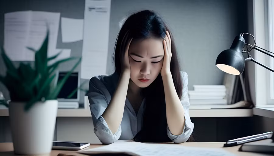 Cạnh tranh việc làm gay gắt, áp lực hiệu suất, sự mơ hồ trong phát triển nghề nghiệp đã trở thành nỗi lo phổ biến. (Ảnh: ITN).