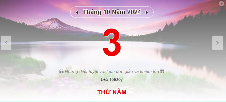 Lịch âm 3/10 - Xem lịch âm ngày 3/10