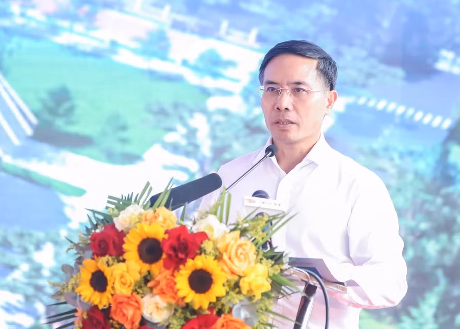 Chủ tịch thành phố Đà Nẵng Phạm Đức Ấn phát biểu tại buổi lễ