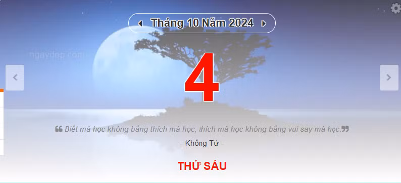 Lịch âm 4/10 - Xem lịch âm ngày 4/10