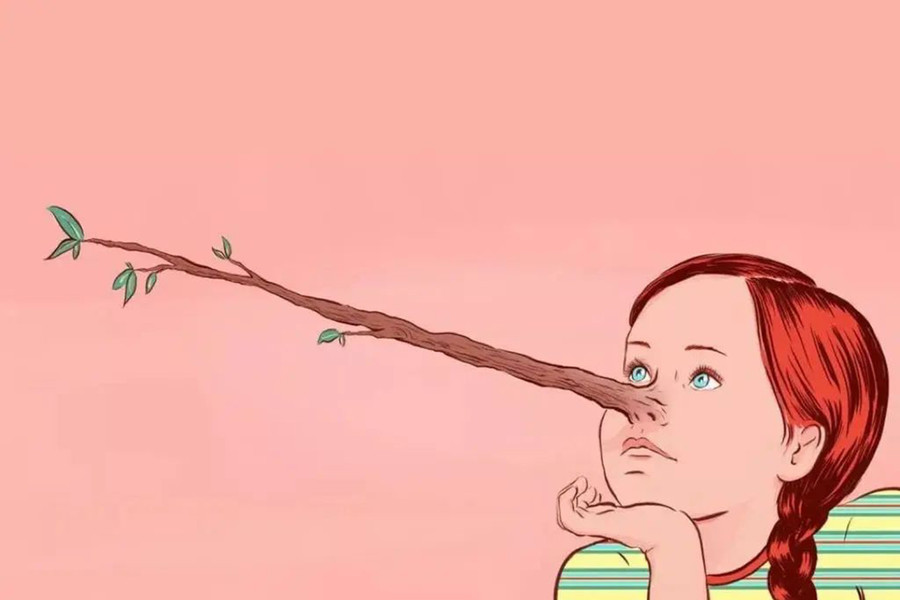 Sau khi nói dối, những kích thích liên quan đến lời nói dối sẽ vẫn còn trong não. (Ảnh: Shutterstock)