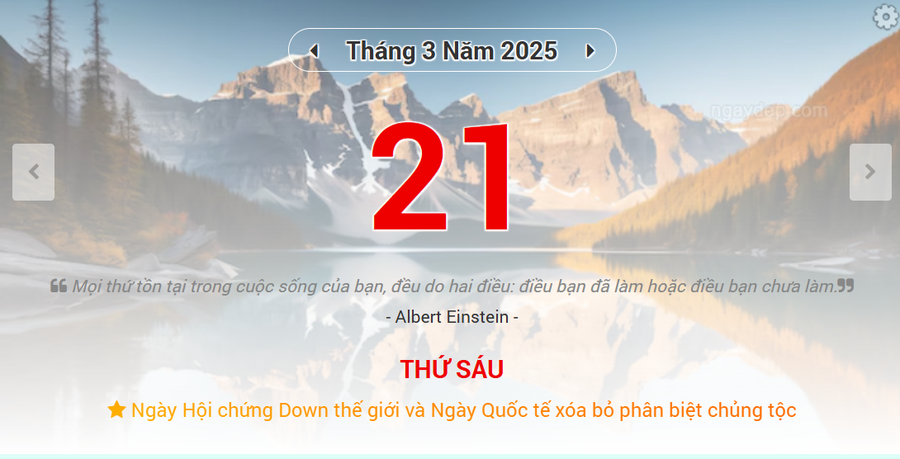 Lịch âm 21/3 - Xem lịch âm ngày 21/3