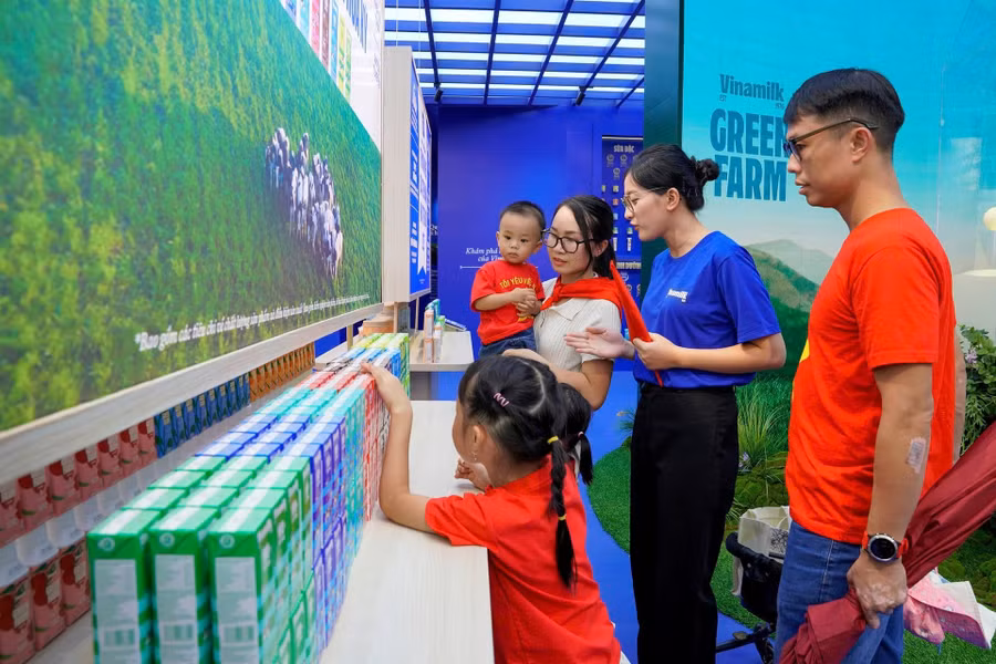 Vinamilk - Sản phẩm quốc dân gắn bó với các gia đình và nhiều thế hệ người Việt Nam. (Ảnh: Nguyễn Đông)