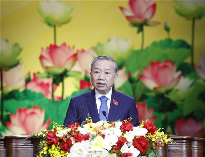 Tổng Bí thư Tô Lâm phát biểu. Ảnh: Thống Nhất/TTXVN