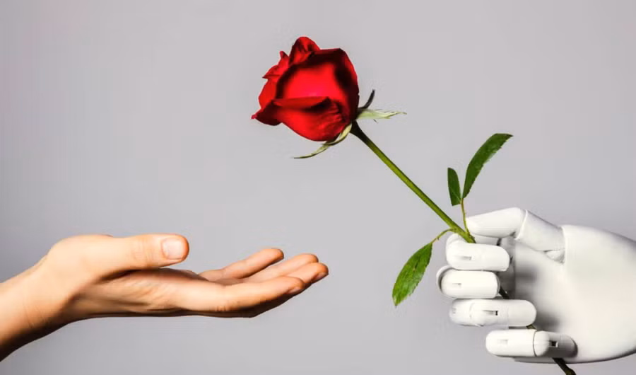 Khi khả năng AI vượt trội, việc yêu một người bạn đồng hành AI không còn chỉ là tình tiết trong tiểu thuyết khoa học viễn tưởng. (Ảnh : ITN).