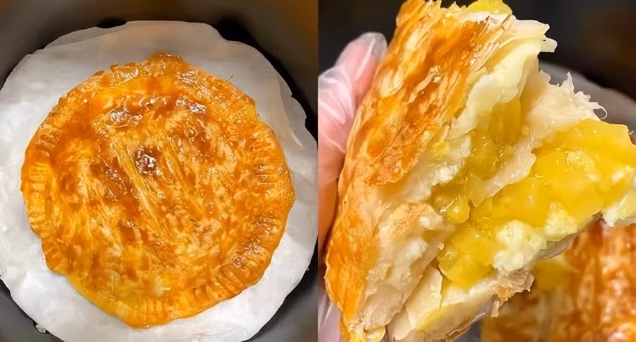 Bánh dứa là món ăn vặt hấp dẫn cả người lớn và trẻ nhỏ. (Ảnh: ITN).