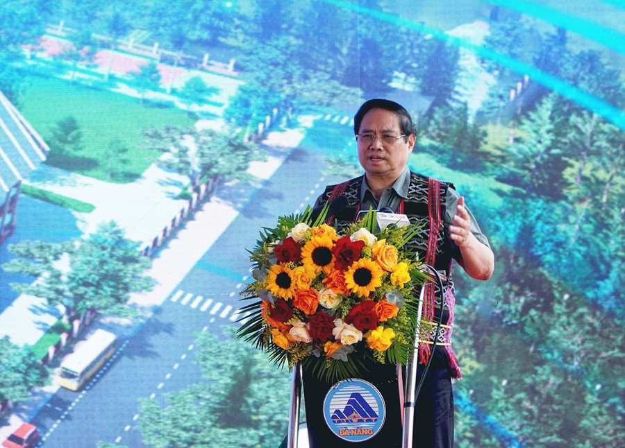 Thủ tướng Chính phủ Phạm Minh Chính phát biểu tại buổi lễ Thủ tướng Chính phủ Phạm Minh Chính phát biểu tại buổi lễ