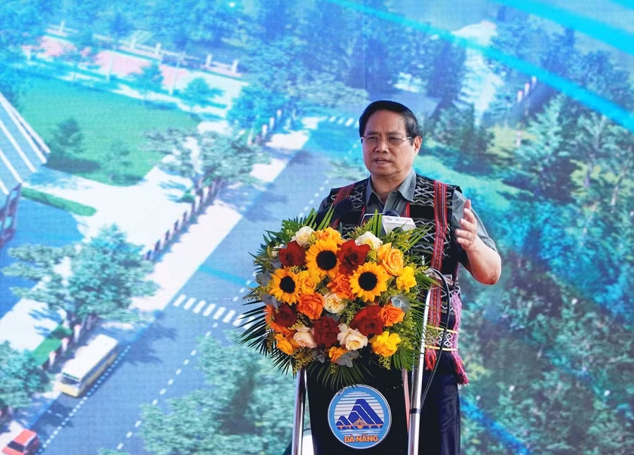 Thủ tướng Chính phủ Phạm Minh Chính phát biểu tại buổi lễ