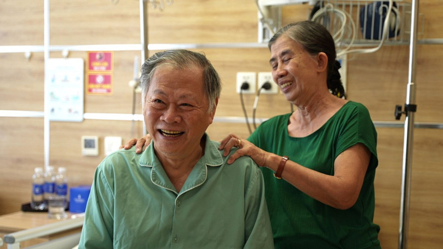 Bệnh nhân Trần Thật Thành ổn định sức khỏe sau can thiệp Bệnh nhân Trần Thật Thành ổn định sức khỏe sau can thiệp