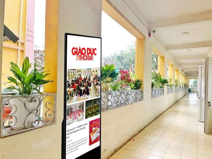 Bảng tin số hóa trong trường học: Sự khác biệt và xu thế tất yếu