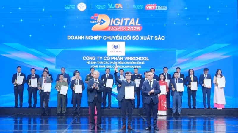 4 giải pháp công nghệ giúp Vinschool đạt giải 'Doanh nghiệp chuyển đổi số xuất sắc 2025'