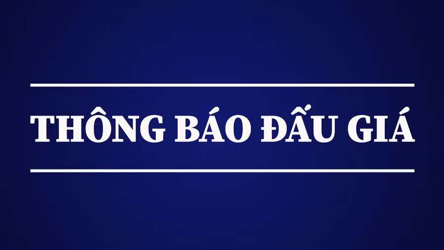 Thông báo đấu giá tài sản