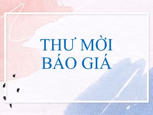 Thư mời báo giá