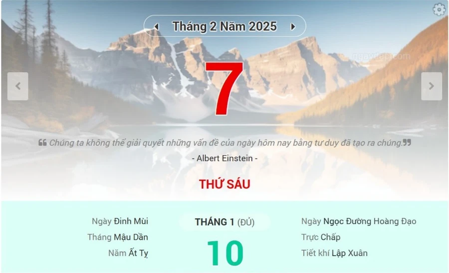 Lịch âm 7/2 - Xem lịch âm ngày 7/2