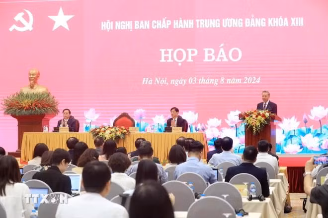 Tổng Bí thư, Chủ tịch nước Tô Lâm phát biểu. (Ảnh: Lâm Khánh/TTXVN).