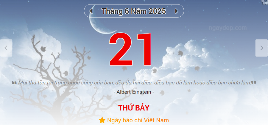 Lịch âm 21/6 - Xem lịch âm ngày 21/6