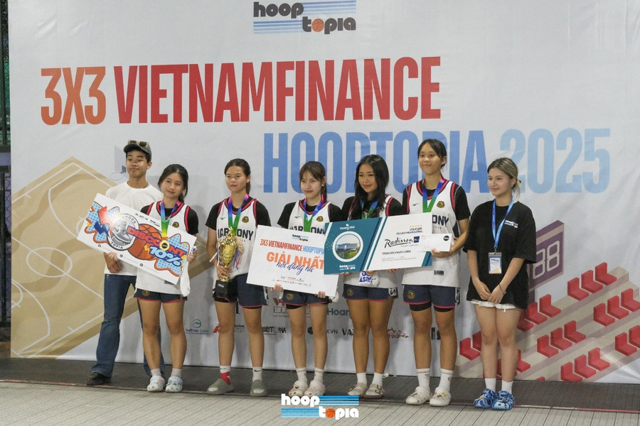 Vinschool The Harmony giành ngôi vô địch giải bóng rổ nữ 3x3 HoopTopia 2025 image003.jpg