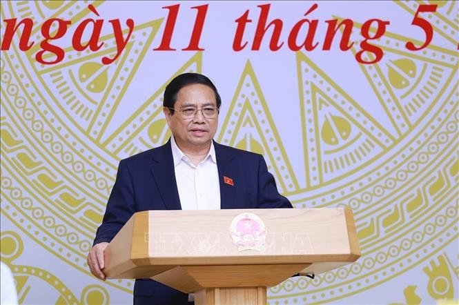 Thủ tướng Phạm Minh Chính phát biểu chỉ đạo. Ảnh: Dương Giang-TTXVN. Thủ tướng Phạm Minh Chính phát biểu chỉ đạo. Ảnh: Dương Giang-TTXVN.
