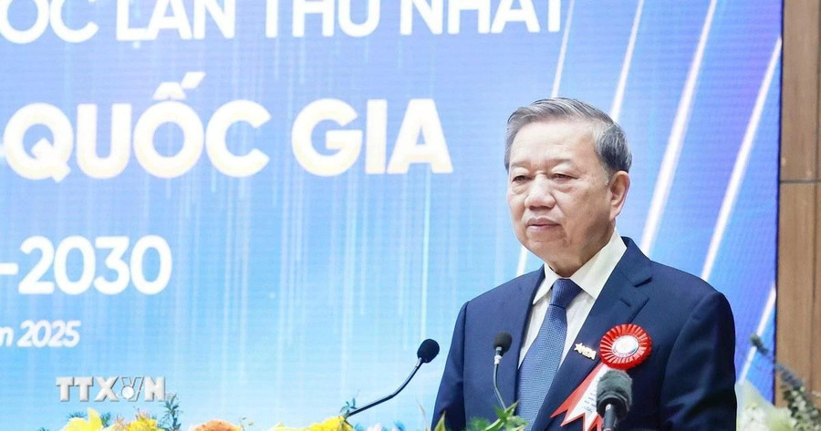 Tổng Bí thư Tô Lâm phát biểu chỉ đạo (Ảnh: Thống Nhất/TTXVN).