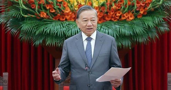 Tổng Bí thư Tô Lâm phát biểu. (Ảnh: TTXVN)