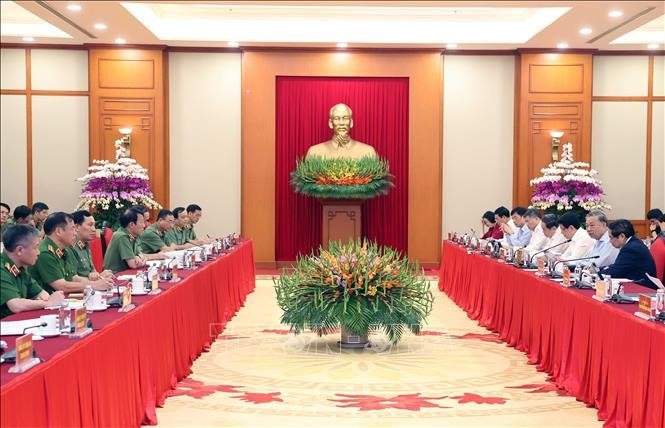 Tổng Bí thư Tô Lâm phát biểu. (Ảnh: Thống Nhất/TTXVN) Tổng Bí thư Tô Lâm phát biểu. (Ảnh: Thống Nhất/TTXVN)