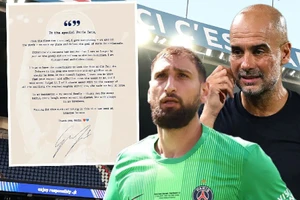 Thủ môn Donnarumma gia nhập Man City
