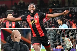 Khoảnh khắc ‘đội bóng nhỏ’ Bournemouth hạ gục Man City 