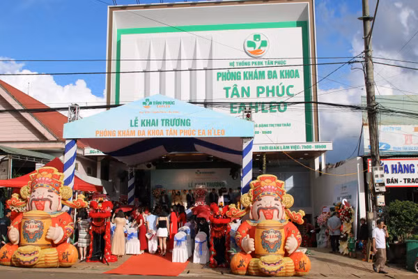Phòng khám đa khoa Tân Phúc Ea H'leo tại xã Ea Drăng, Đắk Lắk. (Ảnh: TT)
