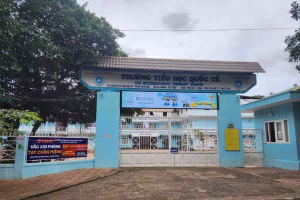 Trường Tiểu học Quốc tế phường Buôn Ma Thuột, Đắk Lắk. (Ảnh: Thành Tâm)