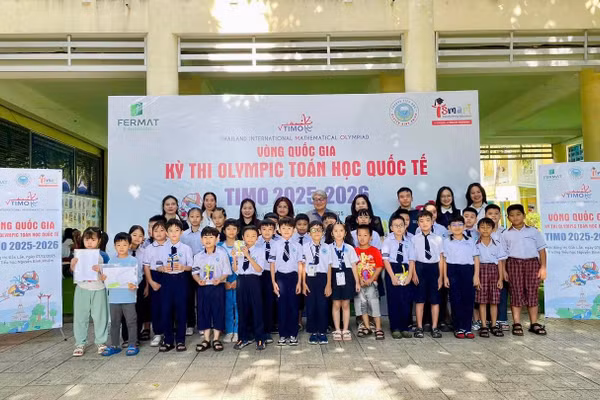 Học sinh Trường Tiểu học Nguyễn Bỉnh Khiêm tham gia Kỳ thi Olympic Toán học quốc tế năm học 2025-2026.