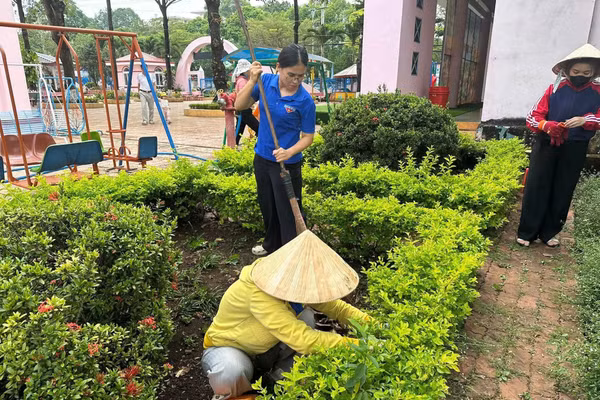 Trường học tại Đắk Lắk thực hiện các biện pháp phòng bệnh truyền nhiễm.